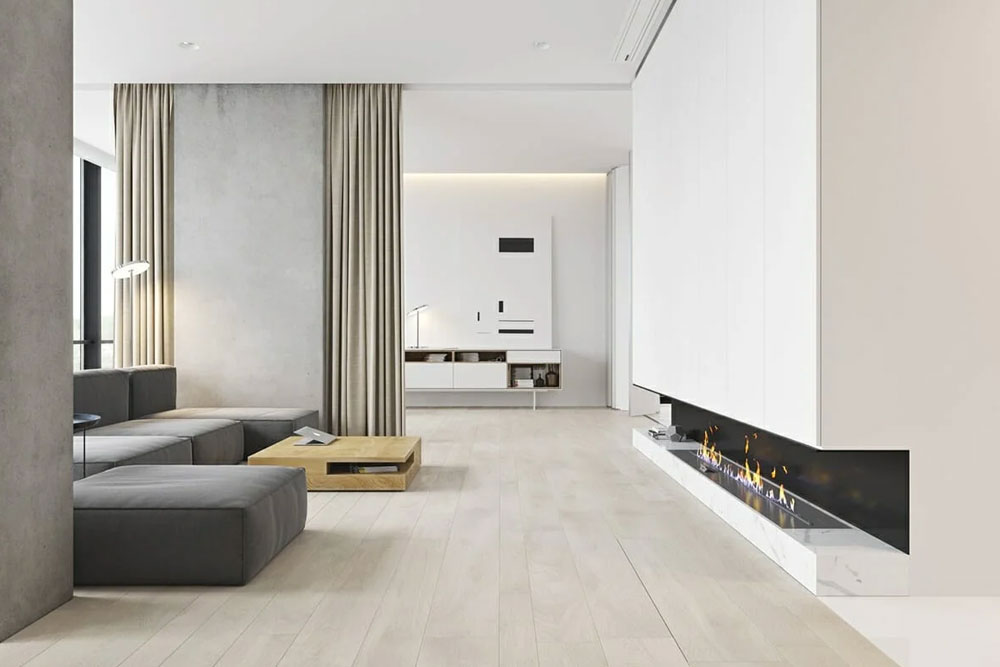 come arredare soggiorno stile minimalista